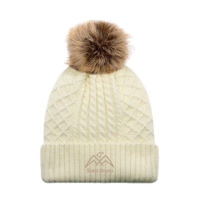 Tuque avec rebord femme