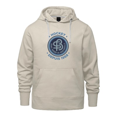 Vintage - Chandail à capuchon Ivoire adulte