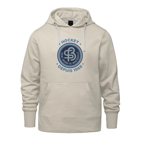 Vintage - Chandail à capuchon Ivoire adulte