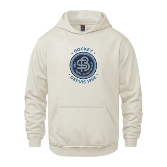 Vintage - Chandail à capuchon Ivoire enfant